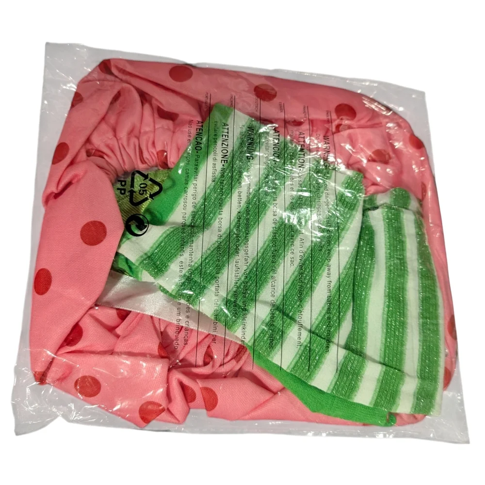 Strawberry Shortcake Vintage Y2K Halloween Costume Dress Toddler Size‎ 2/4